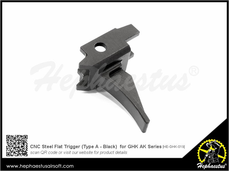 Hephaestus CNC Steel Flat Trigger ( Type A - Black / Bronze ) for GHK AK GBB Rifle Series-Bronze