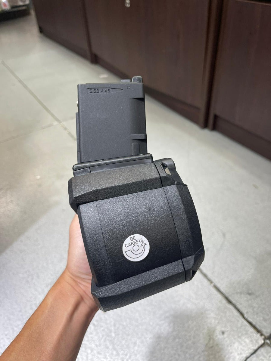 MWS 400 Rds Drum Magazine for Tokyo Marui TM MWS M4 GBBR ( Black )