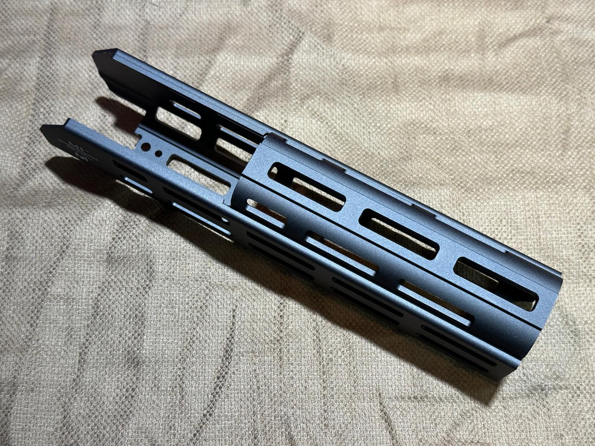 CNC Mi Style Dual M-LOK 8" inch Handguard Rail for APFG PX-K GBB SMG Airsoft ( APFG MPX-K GBB )