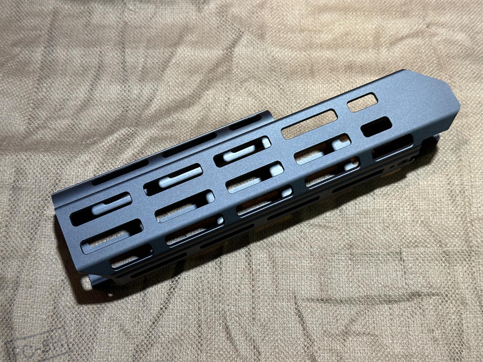 CNC Mi Style Dual M-LOK 8" inch Handguard Rail for APFG PX-K GBB SMG Airsoft ( APFG MPX-K GBB )