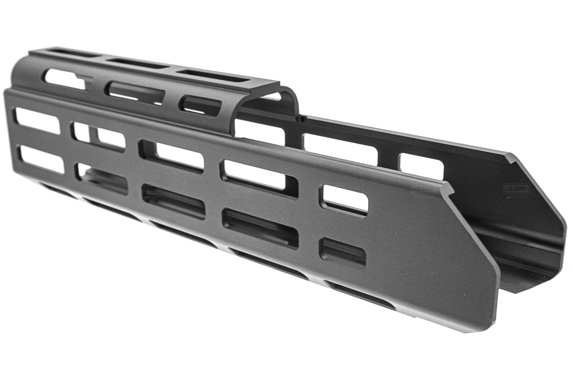 CNC Mi Style Dual M-LOK 8" inch Handguard Rail for APFG PX-K GBB SMG Airsoft ( APFG MPX-K GBB )