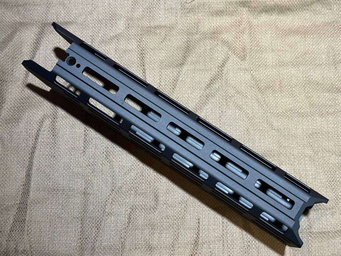 CNC Mi Style Dual M-LOK 10" inch Handguard Rail for APFG PX-K GBB SMG Airsoft ( APFG MPX-K GBB )