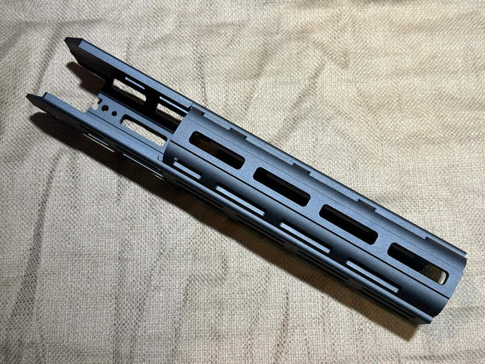 CNC Mi Style Dual M-LOK 10" inch Handguard Rail for APFG PX-K GBB SMG Airsoft ( APFG MPX-K GBB )