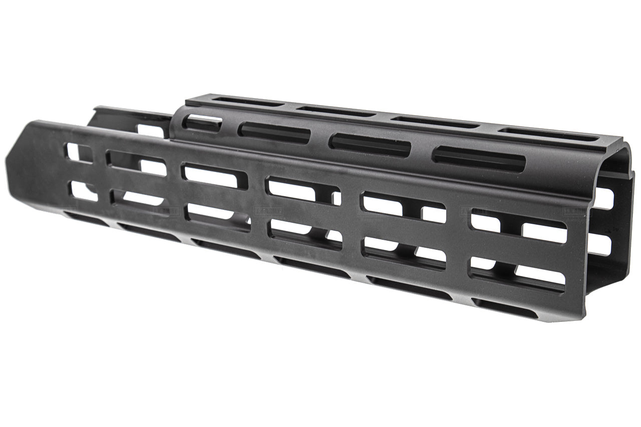 CNC Mi Style Dual M-LOK 10" inch Handguard Rail for APFG PX-K GBB SMG Airsoft ( APFG MPX-K GBB )