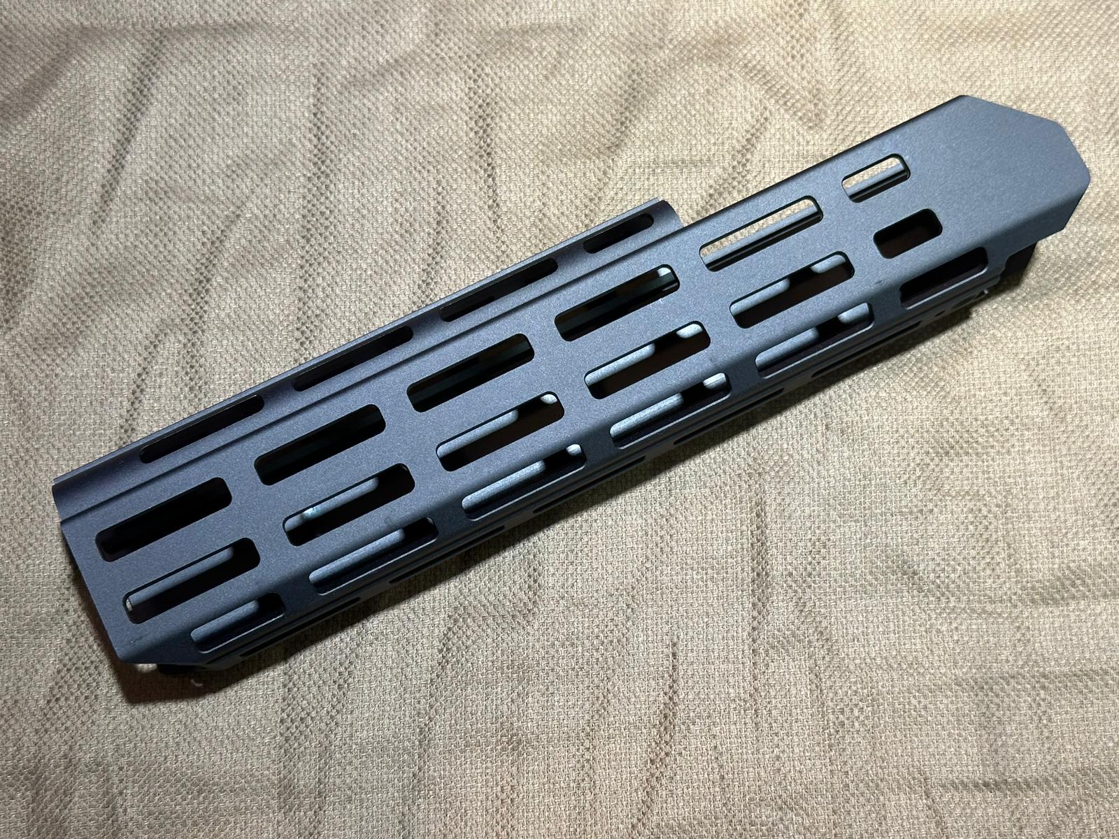 CNC Mi Style Dual M-LOK 10" inch Handguard Rail for APFG PX-K GBB SMG Airsoft ( APFG MPX-K GBB )