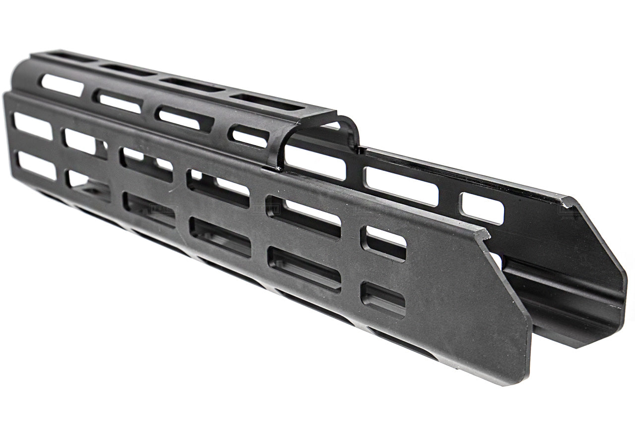 CNC Mi Style Dual M-LOK 10" inch Handguard Rail for APFG PX-K GBB SMG Airsoft ( APFG MPX-K GBB )