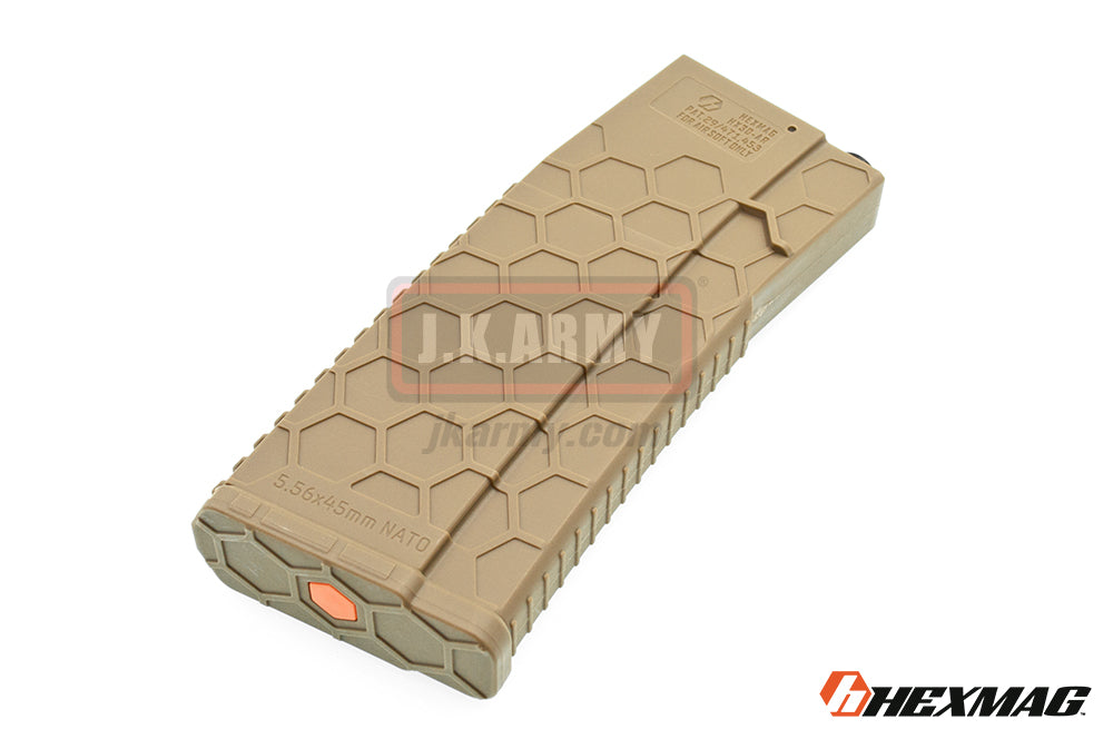 Hexmag Airsoft 120rd Magazine for AEG ( 5 Pcs Pack - FDE )