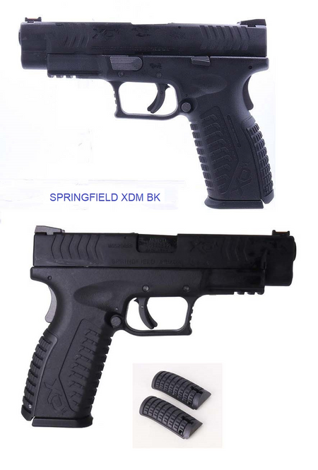 Springfield Armory Licensed XDM Gas Blowback Airsoft Training Pistol ( Model: 4.5 Duty ) ( Air Venturi ) -Silver