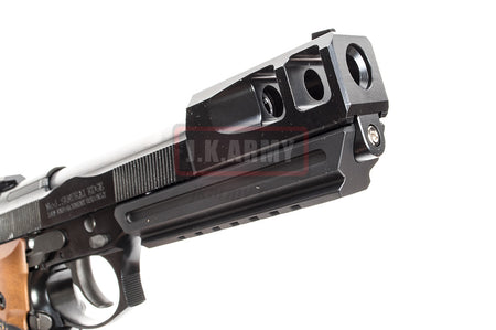 SAMURAI EDGE B.Burton MOD Full Metal M92 ( Semi ) ( Brown Grip )