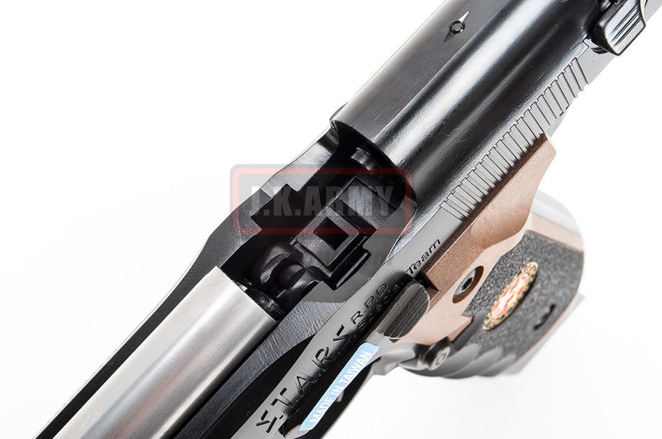 SAMURAI EDGE B.Burton MOD Full Metal M92 ( Semi ) ( Brown Grip )