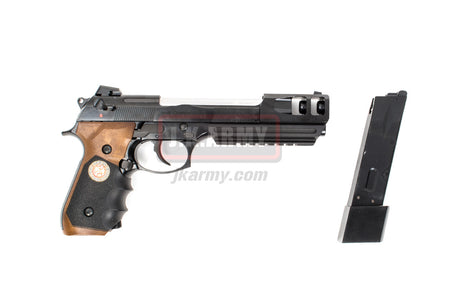 SAMURAI EDGE B.Burton MOD Full Metal M92 ( Semi ) ( Brown Grip )