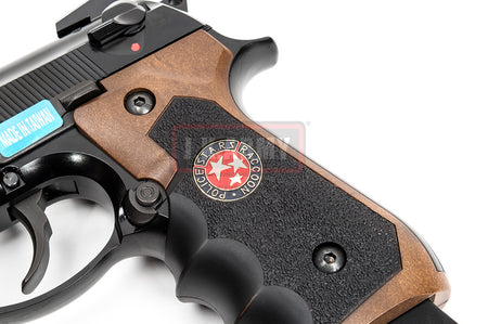 SAMURAI EDGE B.Burton MOD Full Metal M92 ( Semi ) ( Brown Grip )