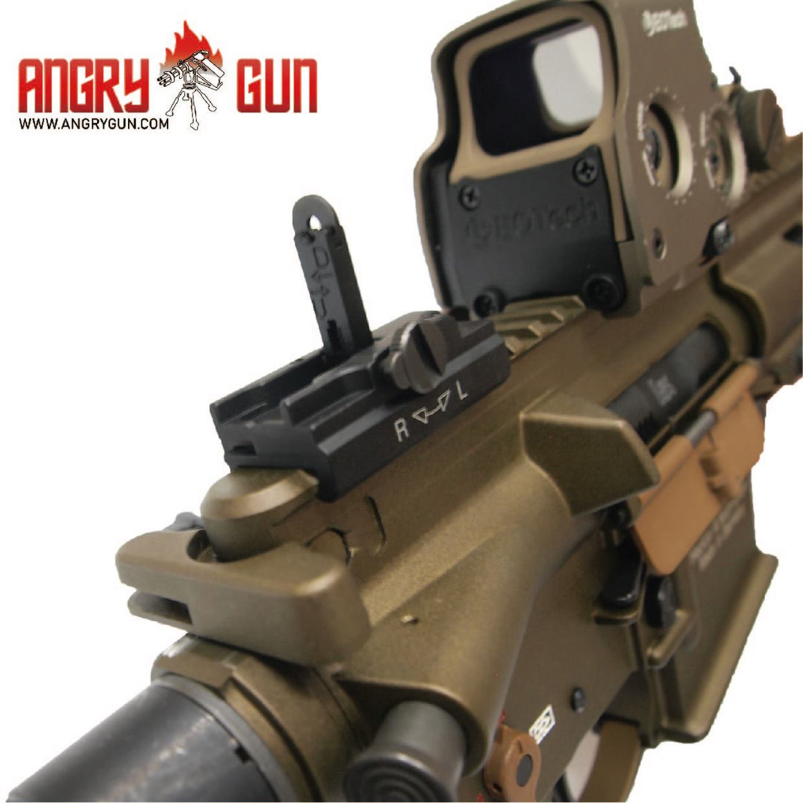 Angry Gun H Style Front and Rear Sight Set ( UMAREX 416 Series )