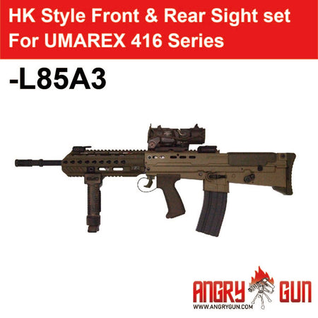 Angry Gun H Style Front and Rear Sight Set ( UMAREX 416 Series )