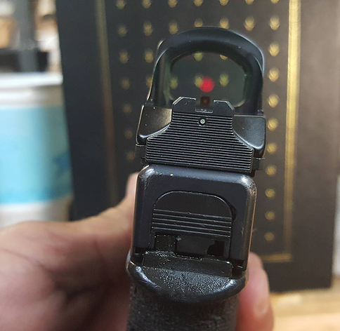 HOLOSUN HS507C Pistol Optic Mini Circle Dot Solar Power Open Reflex Sight