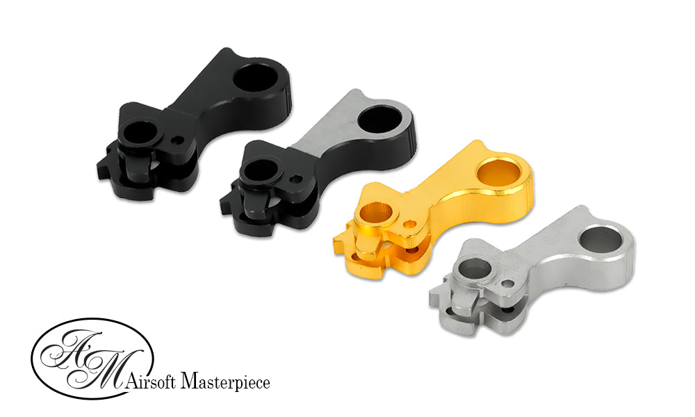 Airsoft Masterpiece AM CNC Steel Hammer & Sear Set ( S Style Circle ) For Tokyo Marui TM Hi-Capa / 1911 GBBP-2 Tone