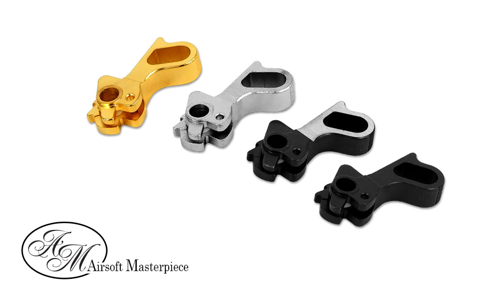 Airsoft Masterpiece AM CNC Steel Hammer & Sear Set ( S Type DVC ) For Tokyo Marui TM Hi-Capa / 1911 GBBP-Gold