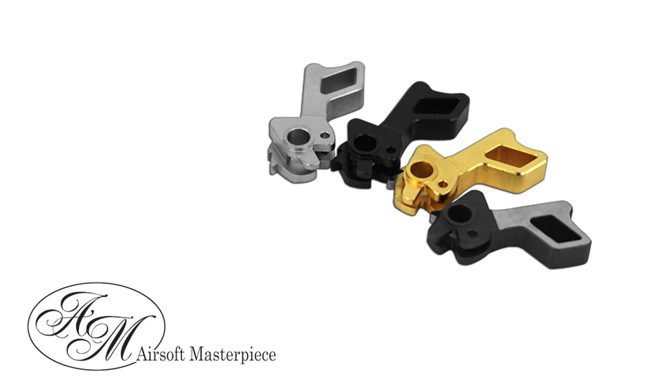 Airsoft Masterpiece AM CNC Steel Hammer & Sear Set ( S Style Square ) For Tokyo Marui TM Hi-Capa / 1911 GBBP-Gold