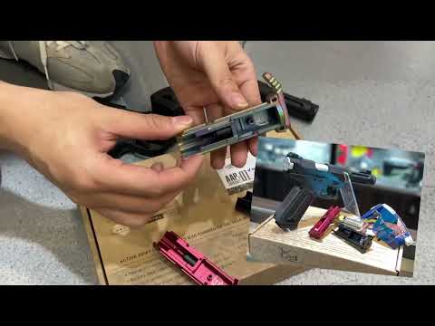 C&C AAP01 7075 Infinity Lightweight Blowback Unit BBU with Charge Handle for AAP01 GBB Pistol ( AAP-01 )-Red