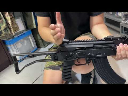 C&C Tac Custom SLR Krink 4” M-LOK Handguard TM AKM GBB with Flame Effect Tracer Unit