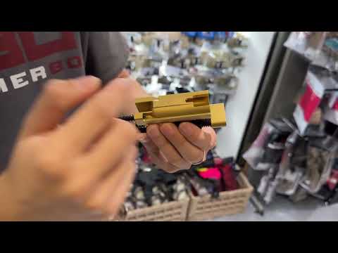 Top Shooter CNC Steel Bolt Carrier For APFG MPX GBB Series-Titanium Gold