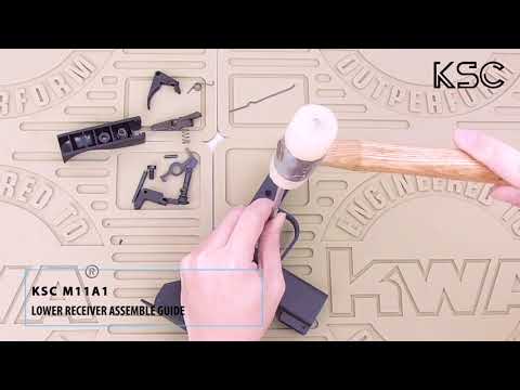 Alpha M11A1 Steel Conversion Kit For KSC M11A1 System 7 GBB Airsoft ( Parkerizing Surface Finishing )