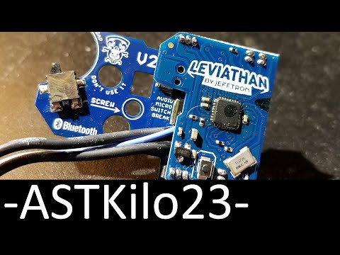 JeffTron Wiring to Stock Leviathan MOSFET for Version 2 Gearbox AEG ( With Curved CNC Trigger )-Red