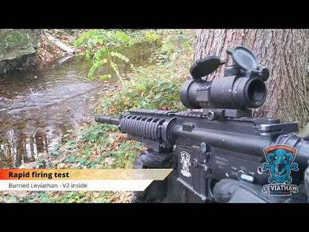 JeffTron Wiring to Stock Leviathan MOSFET for Version 2 Gearbox AEG ( With Curved CNC Trigger )-Red