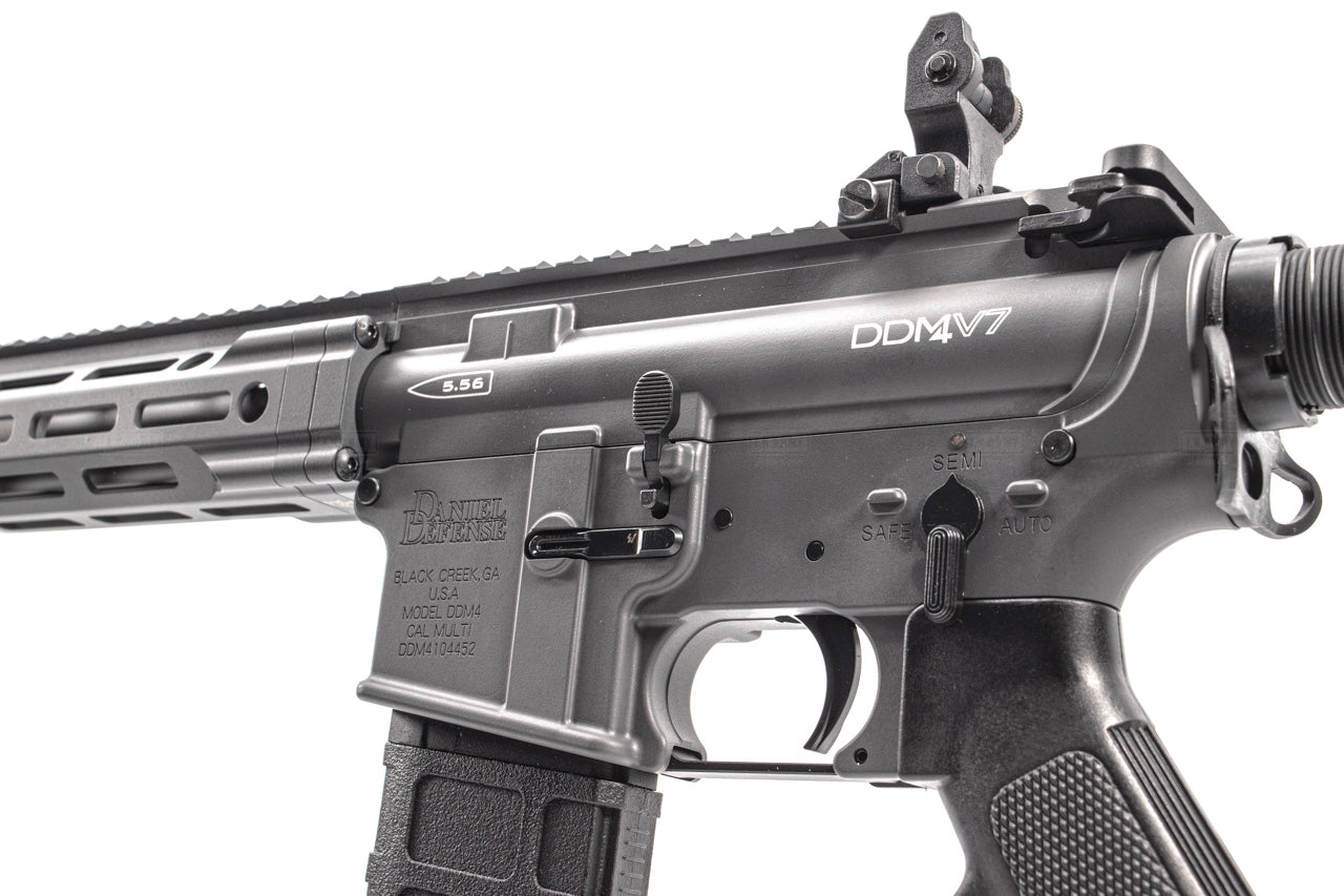 EMG Daniel Defense Licensed DDM4 V7 MWS GBB Airsoft ( Grey ) ( by Hero Custom )