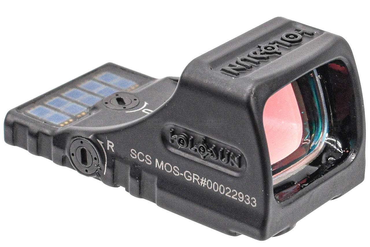 HOLOSUN SCS-M-GR Solar Open Reflex Green Dot Sight ( MOS Compatible )