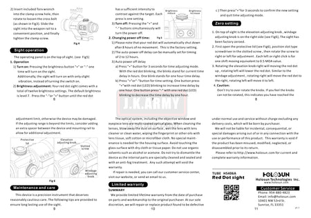 Holosun Tube HS406A Red Dot Sight
