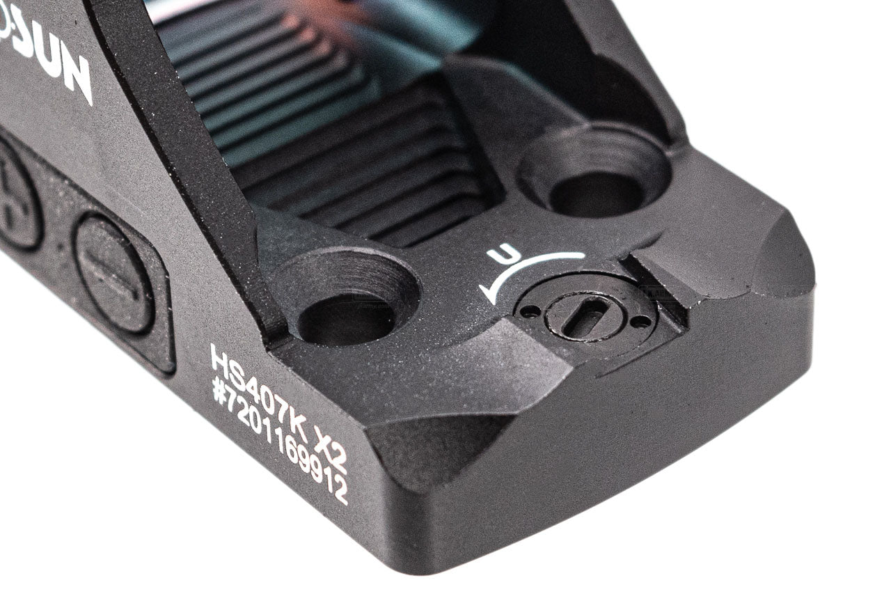 HOLOSUN HS407K X2 Reflex Red Dot 6 MOA Sight ( Black )