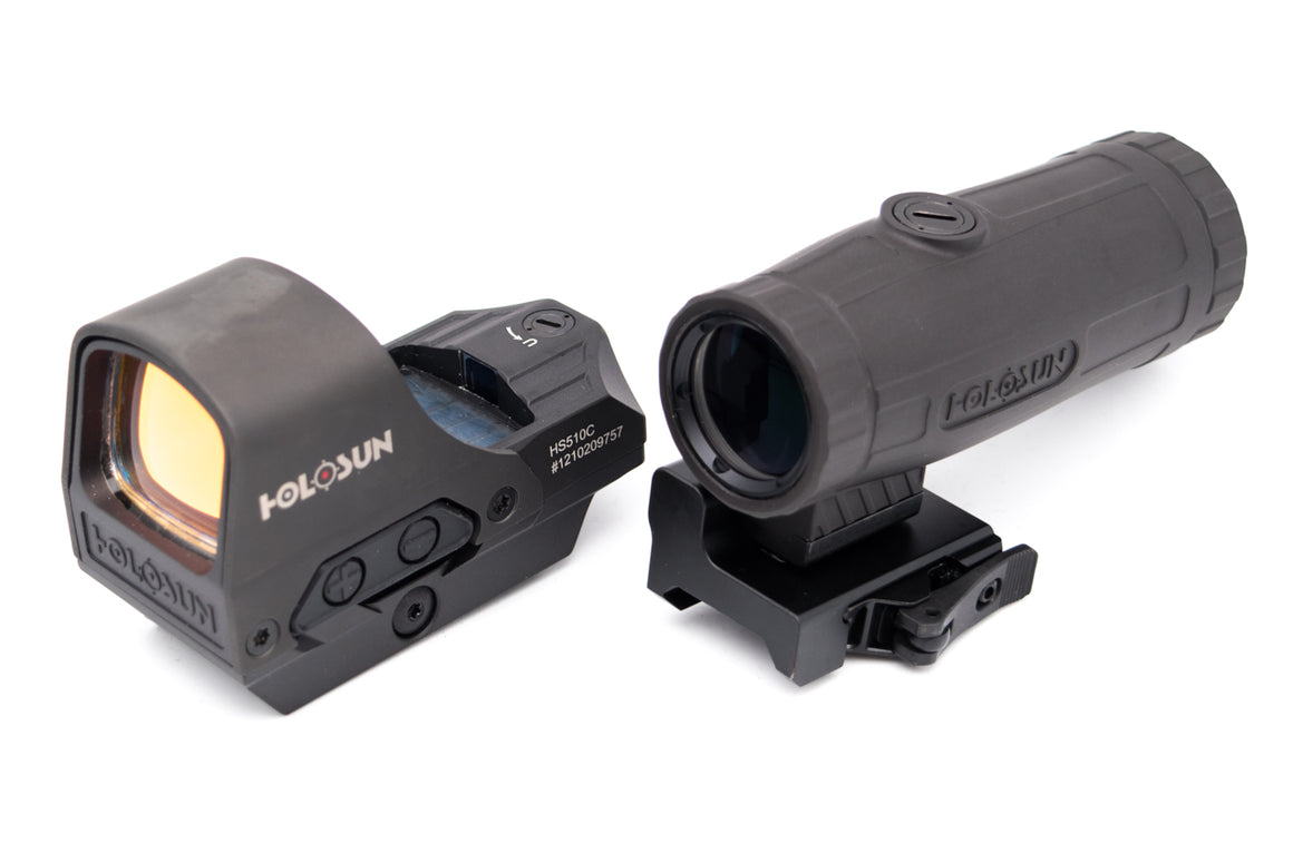 HOLOSUN HS510C Reflex Circle Dot Sight With HM3X ( 3X Magnifier )