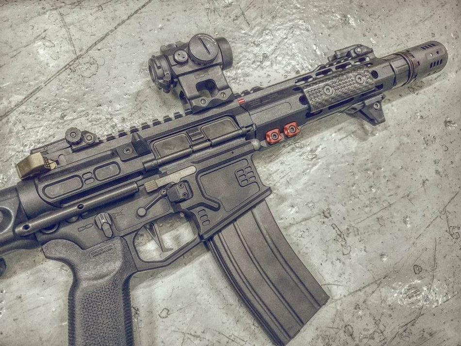 SLR Airsoft Works Gen2 B15 Receiver Ver.2 For Marui TM M4 MWS GBB ( Black ) ( Limited Edition )