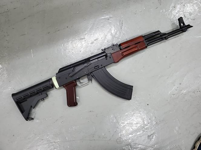 EMG Rifle Dynamic Airsoft AK to M4 Stock Adapter Assemble for Marui TM AKM GBBR Series ( by DYTAC )