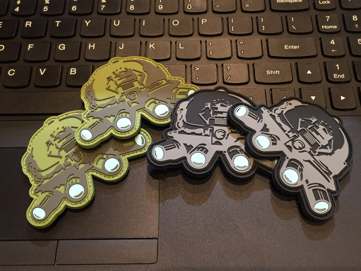 GPNVG18 Soft PVC Patch ( BK / Green ) ( Free Shipping ) ( PVG18 )-Olive Drab