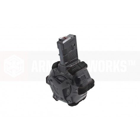 AW Custom™ Adaptive Drum Magazine For WE M4 series GBB ( Black )