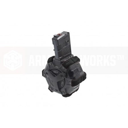 AW Custom™ Adaptive Drum Magazine For WE M4 series GBB ( Black )