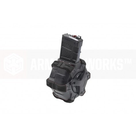 AW Custom™ Adaptive Drum Magazine For WE M4 series GBB ( Black )
