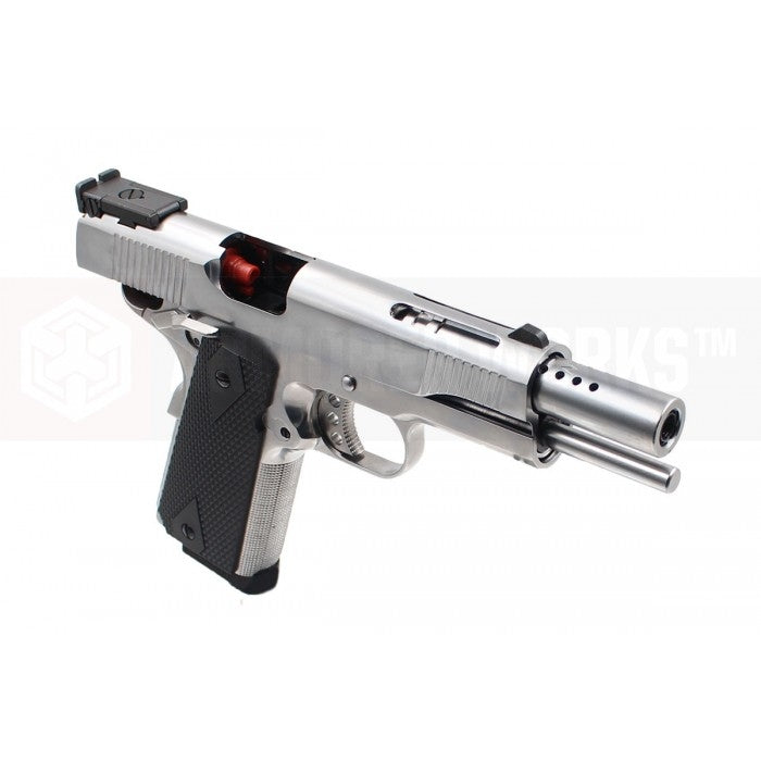 AW Custom™ NE1201 1911 V12 Style GBB Airsoft Pistol ( Silver )