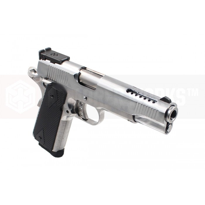 AW Custom™ NE1201 1911 V12 Style GBB Airsoft Pistol ( Silver )
