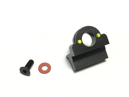 JLP Ghost-Ring C.Q.B Steel Rear Sight for Tokyo Marui G Model ( Black )