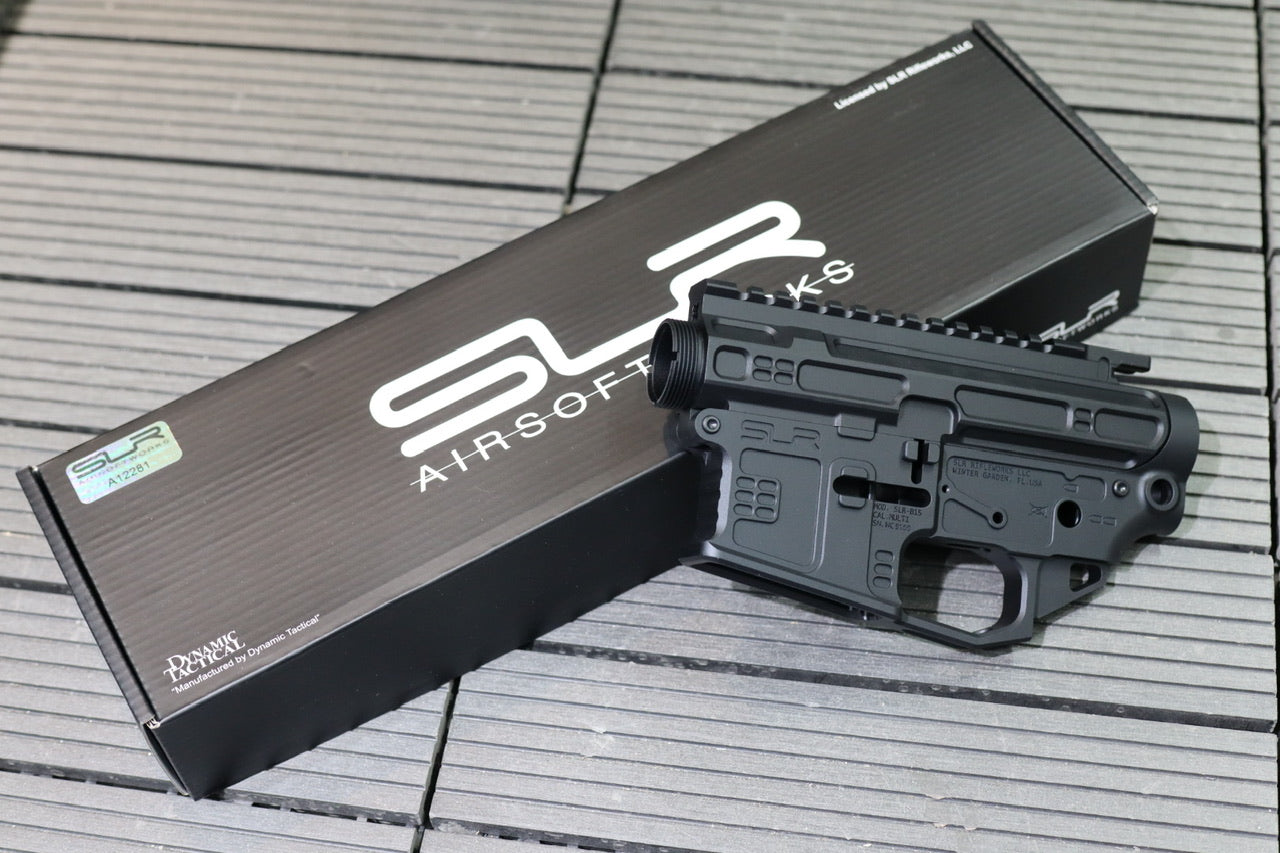 SLR Airsoft Works Gen2 B15 Receiver Ver.2 For Marui TM M4 MWS GBB ( Black ) ( Limited Edition )