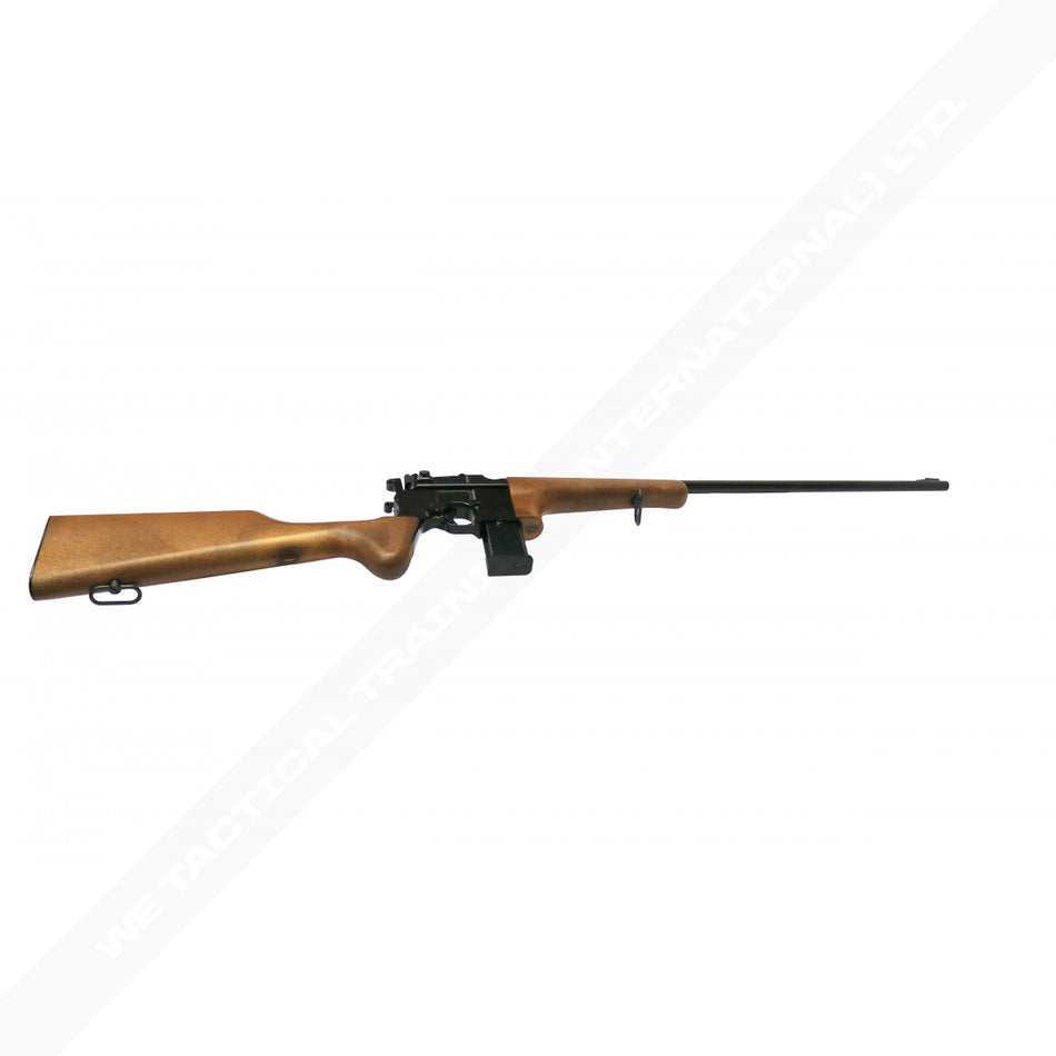 WE M712 Carbine Gas Blow Back GBB Pistol Airsoft ( No Marking Version ) ( Mauser C96 Style )
