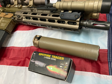 Hugger Spitfire Tracer Unit Adopter for DYTAC / OMG SOCOM RC1 / 2 Dummy Suppressors Dummy