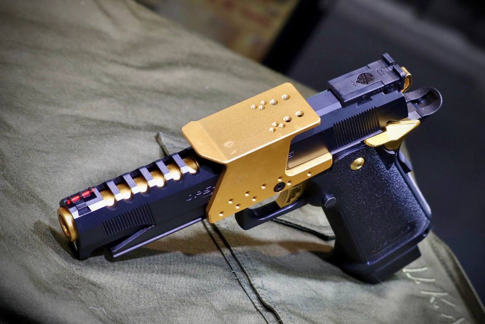 Revanchist Fast Mounting Optic Mount V2 For Hi-Capa GBB Pistol Series ( Red Dot RTS2, SCRD-35, SRO, RMR etc. )-Purple