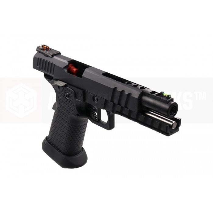 AW Custom™ HX2033 'Black Ace' Hi-Capa GBB Airsoft Pistol ( All Black )