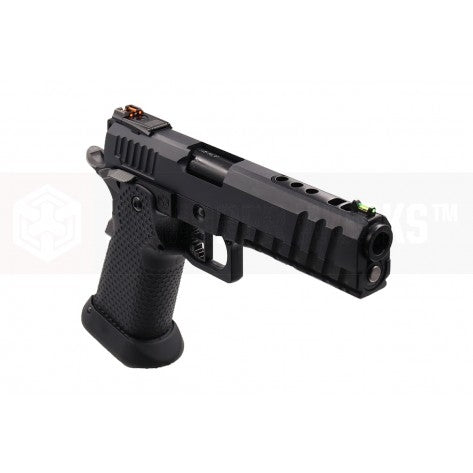 Armorer Works AW 5.1 Hi-Capa HX2003 BLACK ACE GBB Pistol  ( Black )