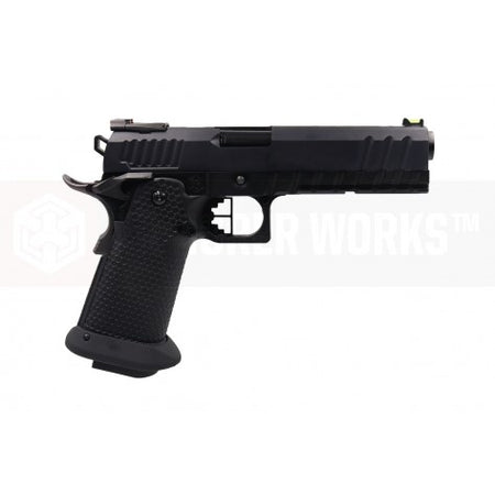 Armorer Works AW 5.1 Hi-Capa HX2003 BLACK ACE GBB Pistol  ( Black )