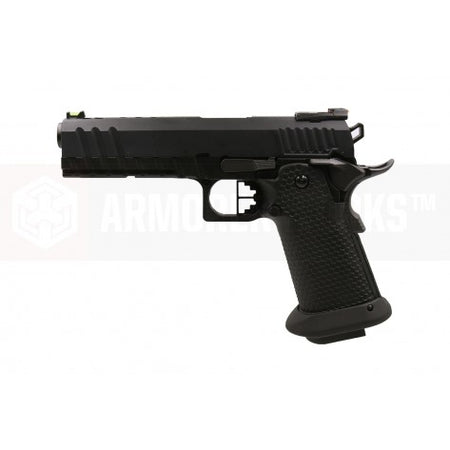 Armorer Works AW 5.1 Hi-Capa HX2003 BLACK ACE GBB Pistol  ( Black )